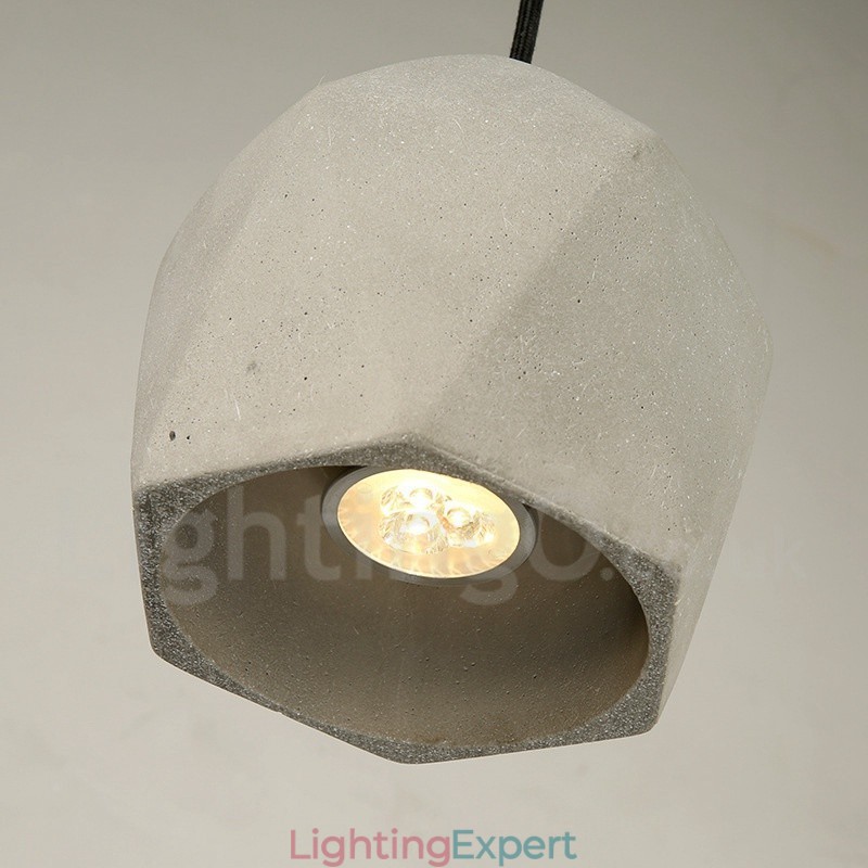 1 Light Concrte Pendant Light