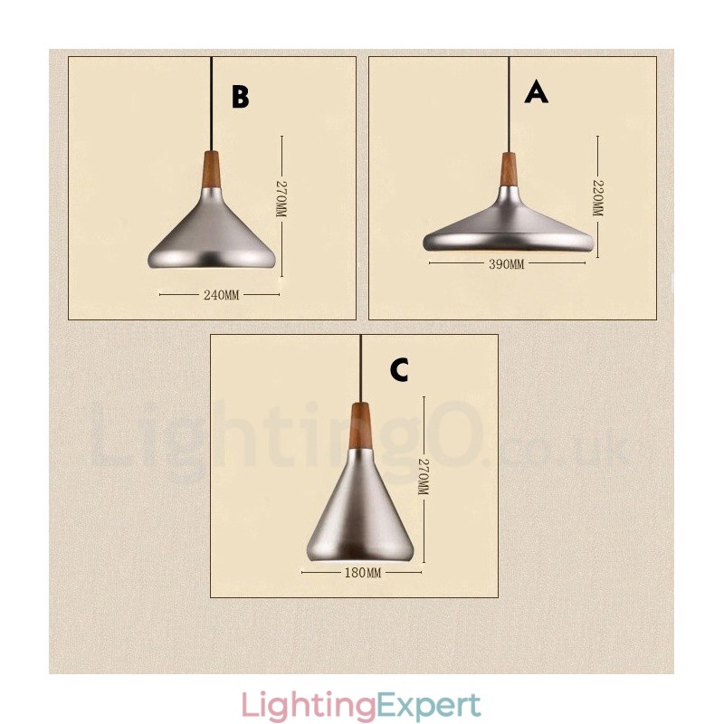 Modern Contemporary Metal 1 Light Pendant Light