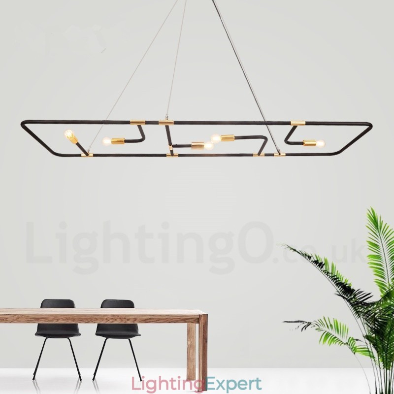 5 Light Modern Contemporary Pendant Light