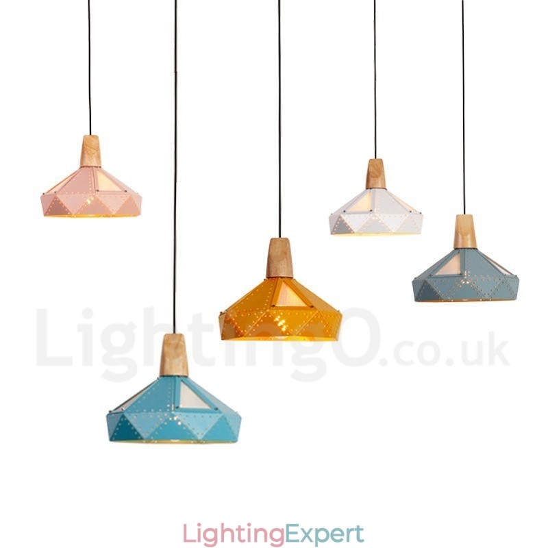 Single 1 Light Modern Contemporary Multi Colors Pendant Light