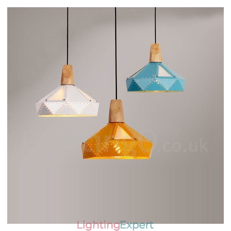 Single 1 Light Modern Contemporary Multi Colors Pendant Light