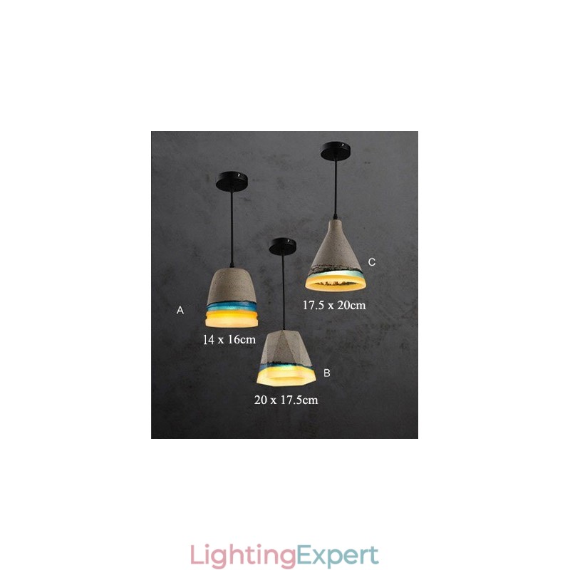 Vintage Concrte Pendant Light