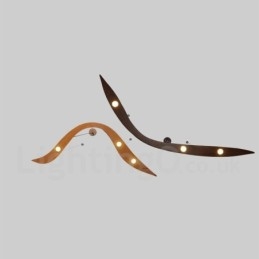Modern Contemporary Wood 3 Light Pendant Light