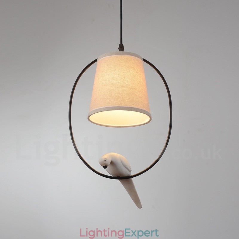 1 Light Rustic Lodge Vintage Pendant Light