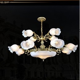 Chandelier Traditional Classic Vintage Retro Metal