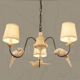 3 Light Rustic Lodge Vintage Pendant Light