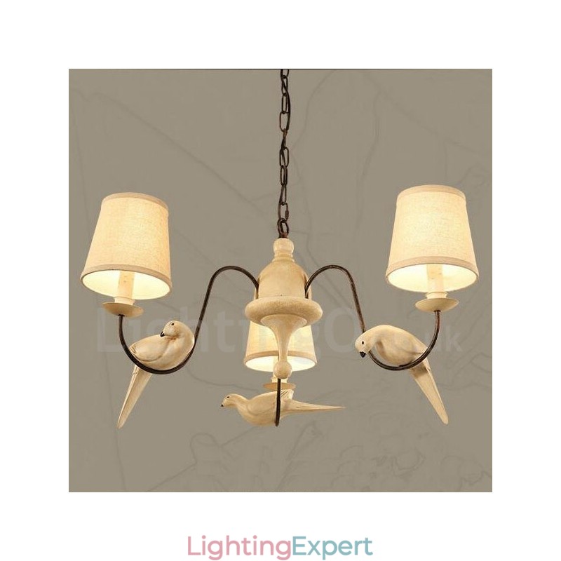3 Light Rustic Lodge Vintage Pendant Light