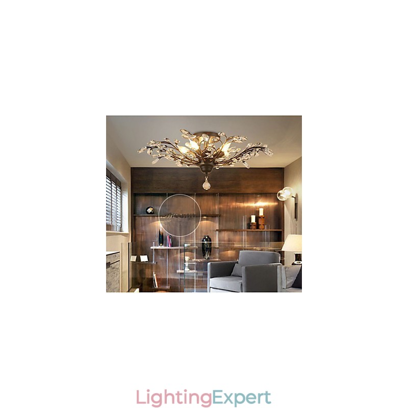 Mediterranean Retro Creative Suction Top Simple Lamps