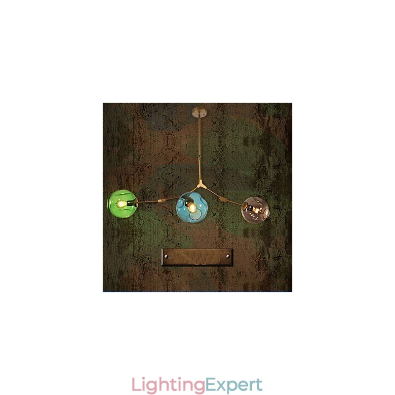 Art Color Glass Bulb Pendant
