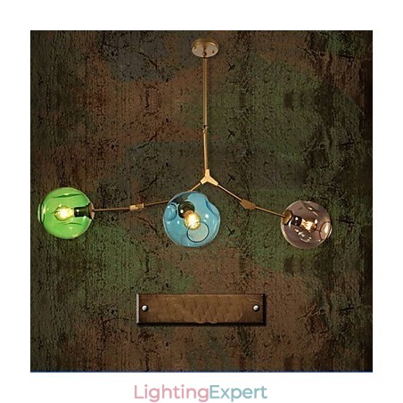 Art Color Glass Bulb Pendant