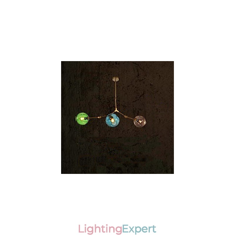 Art Color Glass Bulb Pendant