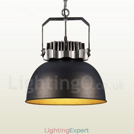 Black Country Vintage Metal Pendant Light Black Country Vintage Metal Pendant Light