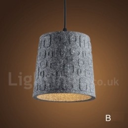 Retro Vintage Concrte 1 Light Pendant Light
