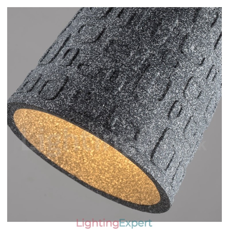 Retro Vintage Concrte 1 Light Pendant Light