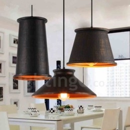 Retro Vintage 1 Light Metal Pendant Light