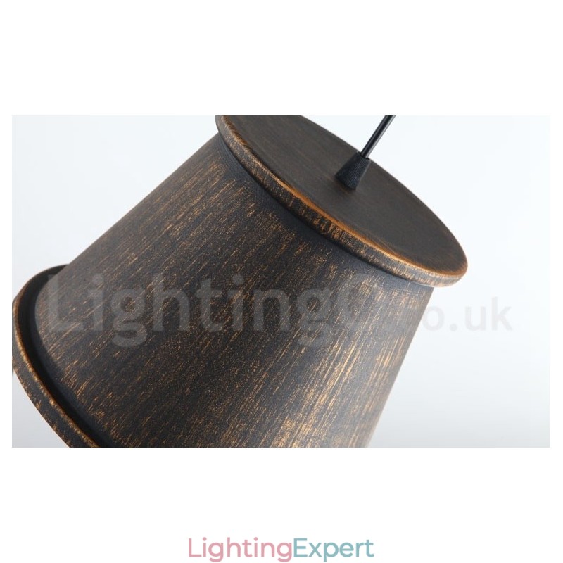 Retro Vintage 1 Light Metal Pendant Light