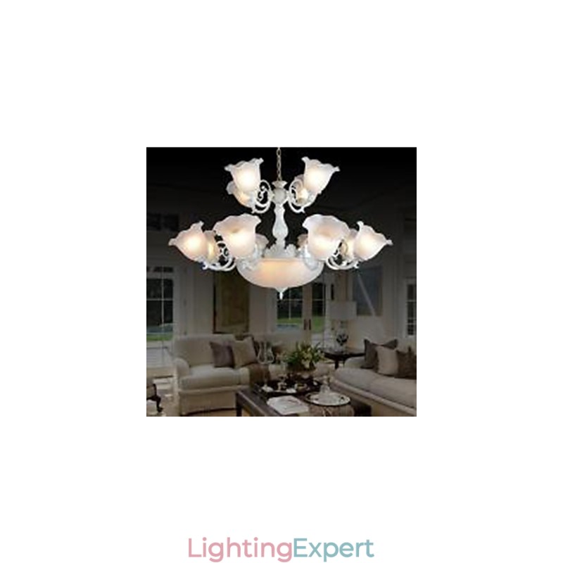 Chandelier Traditional Classic Vintage Retro Metal