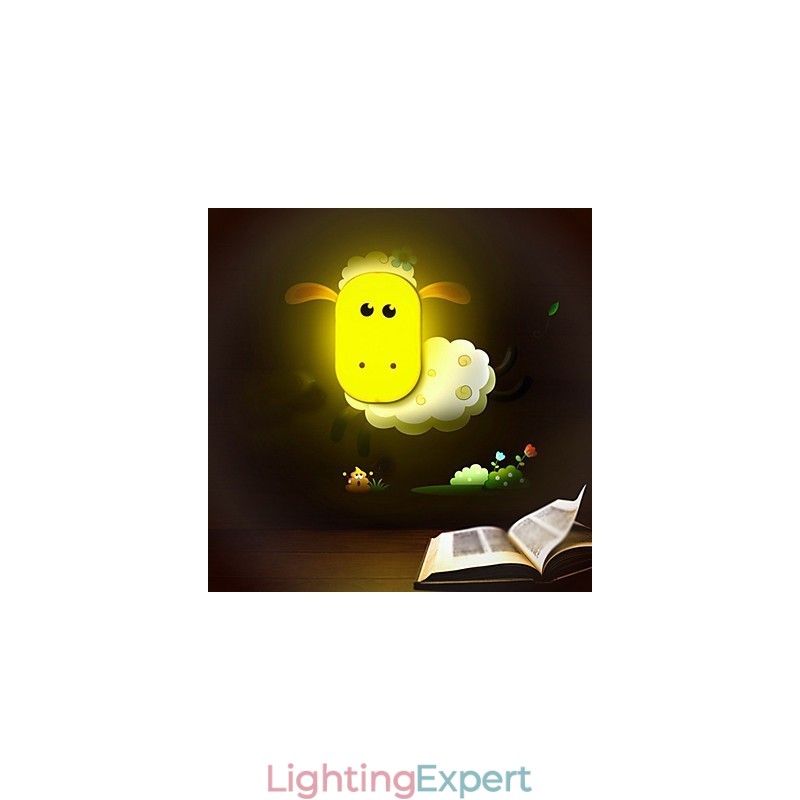 Creative Spirit Intelligent Light Control Small Night Light Children Wall Lamp Lights