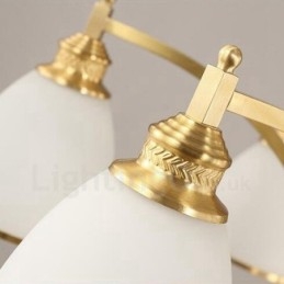 10 Light Rustic Lodge Integrated Metal Copper Chandelier