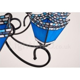 5 Light Mediterranean Style Integrated Metal Chandelier