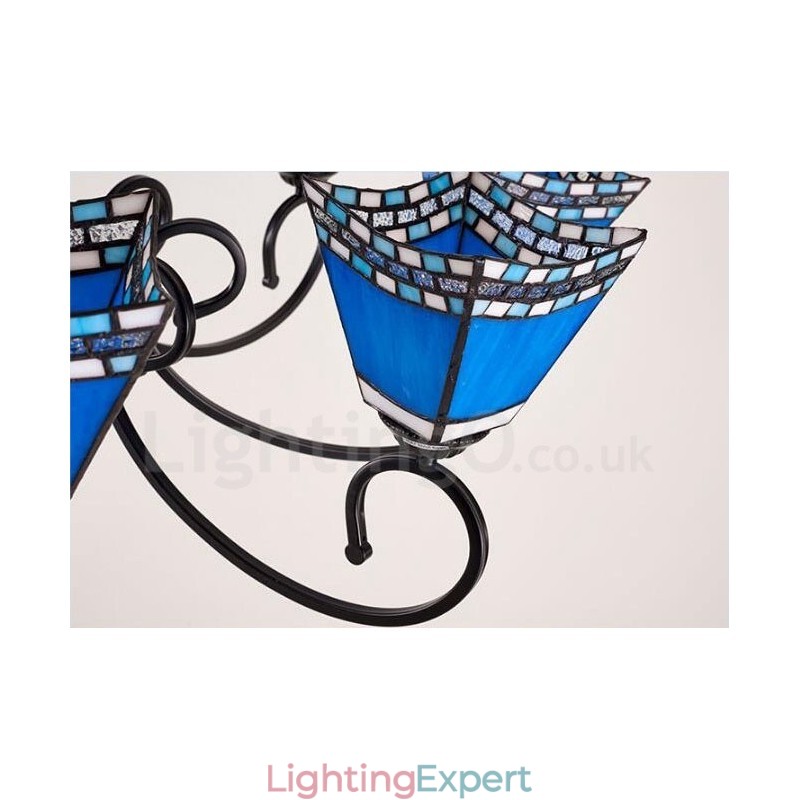 5 Light Mediterranean Style Integrated Metal Chandelier