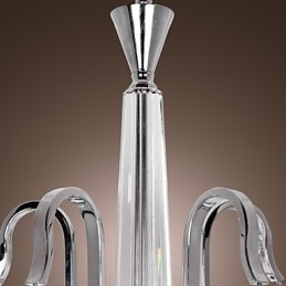 Modern Contemporary Crystal Electroplated Chandelier