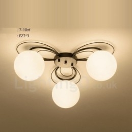 3 Light Rustic Lodge Integrated Chandelier