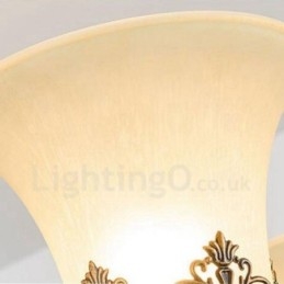 12 Light Rustic Lodge Integrated Metal Chandelier