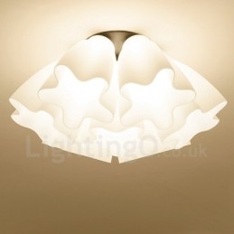 7 Light Rustic Lodge Integrated Chandelier