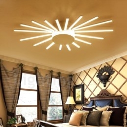 18 Light Modern Contemporary Integrated Metal Chandelier