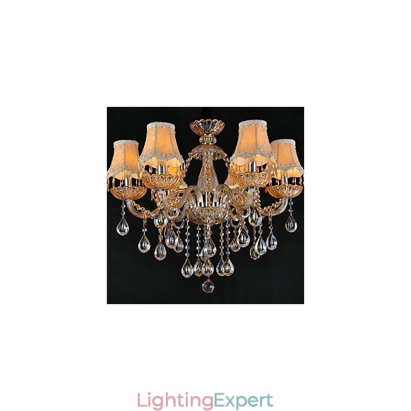 Chandelier Crystal Traditional Classic Glass 6 Light