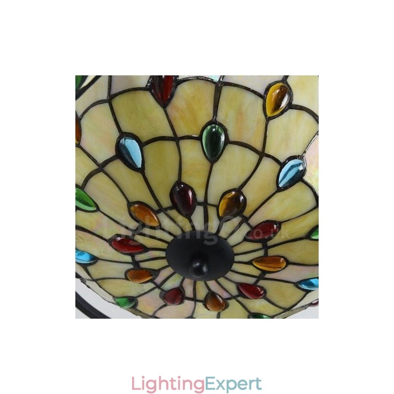 4 Light Mediterranean Style Integrated Chandelier