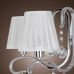 Modern Contemporary Crystal Electroplated Chandelier