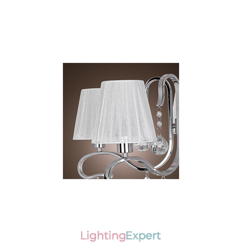 Modern Contemporary Crystal Electroplated Chandelier