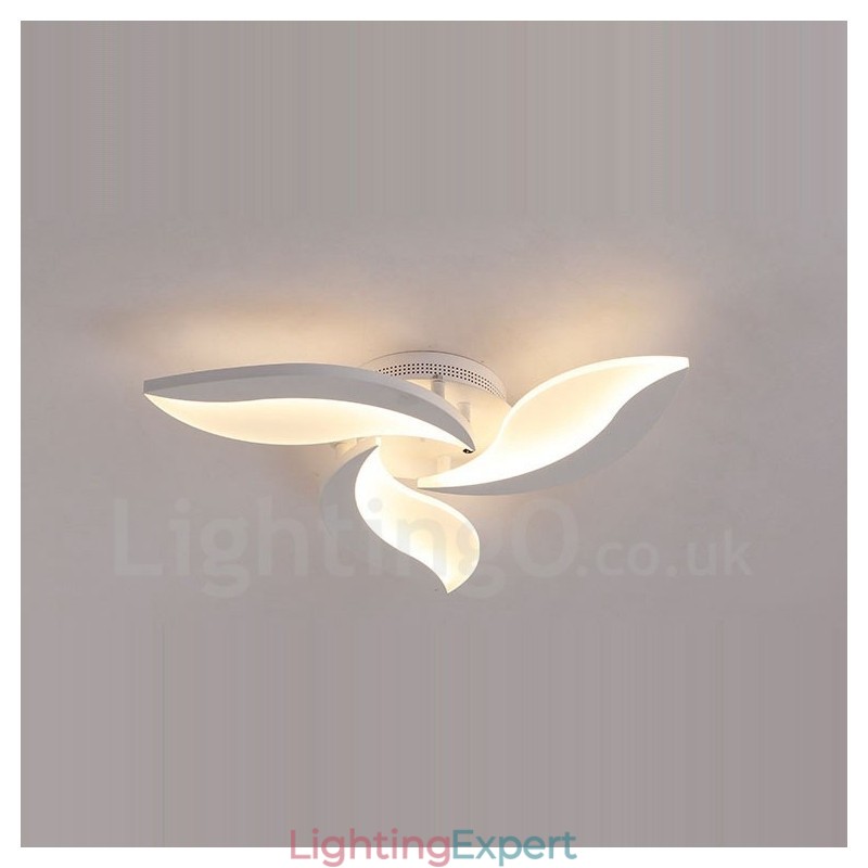 3 Light Modern Contemporary Integrated Chandelier