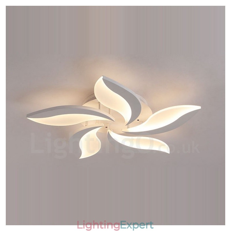 5 Light Modern Contemporary Integrated Chandelier