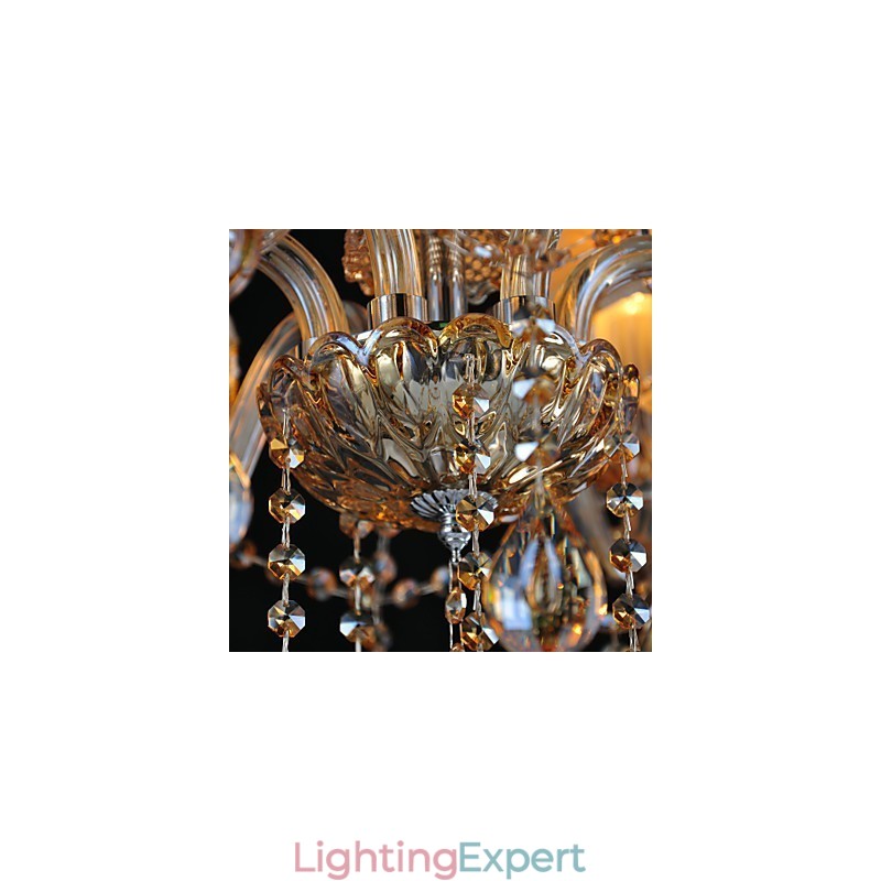 Chandelier Crystal Traditional Classic Glass 6 Light