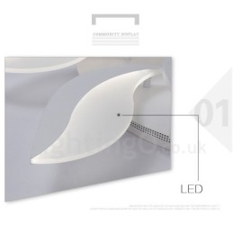9 Light Modern Contemporary Integrated 68W Chandelier