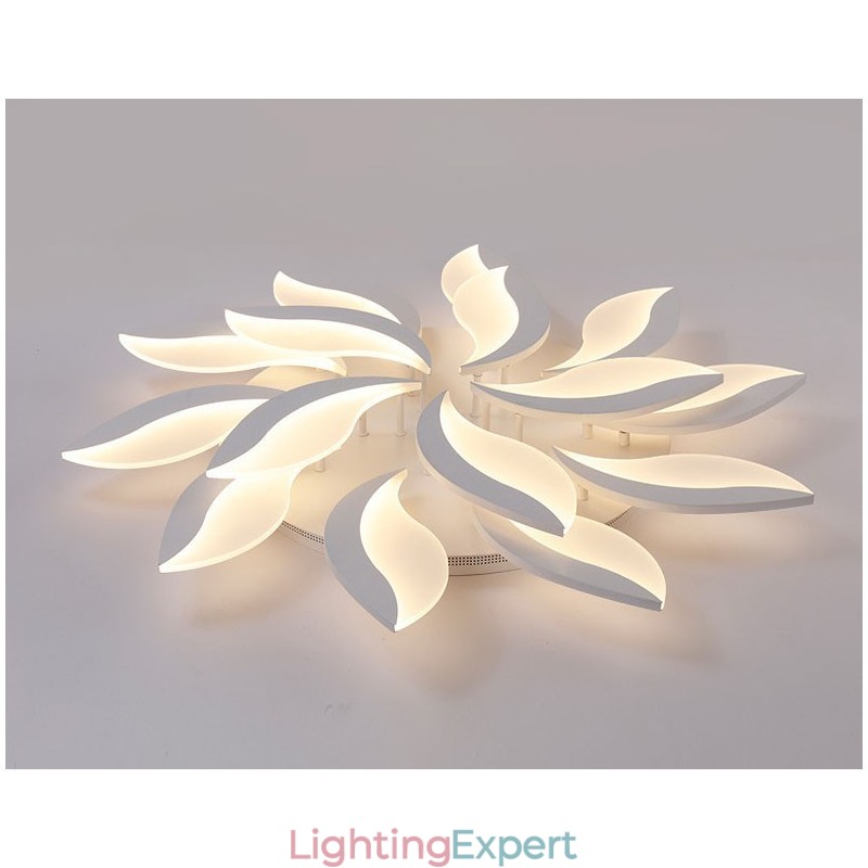 15 Light Modern Contemporary Integrated 128W Chandelier