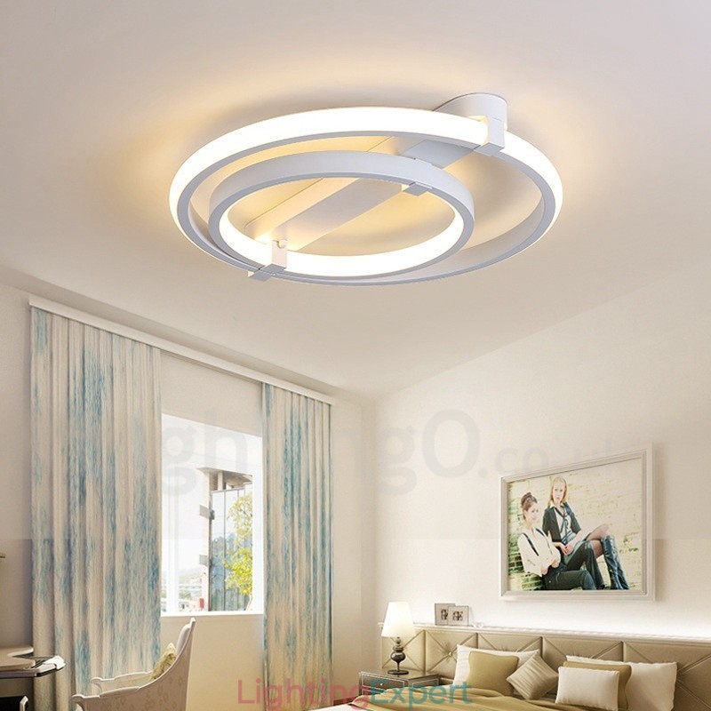 2 Rings Modern Contemporary Chandelier
