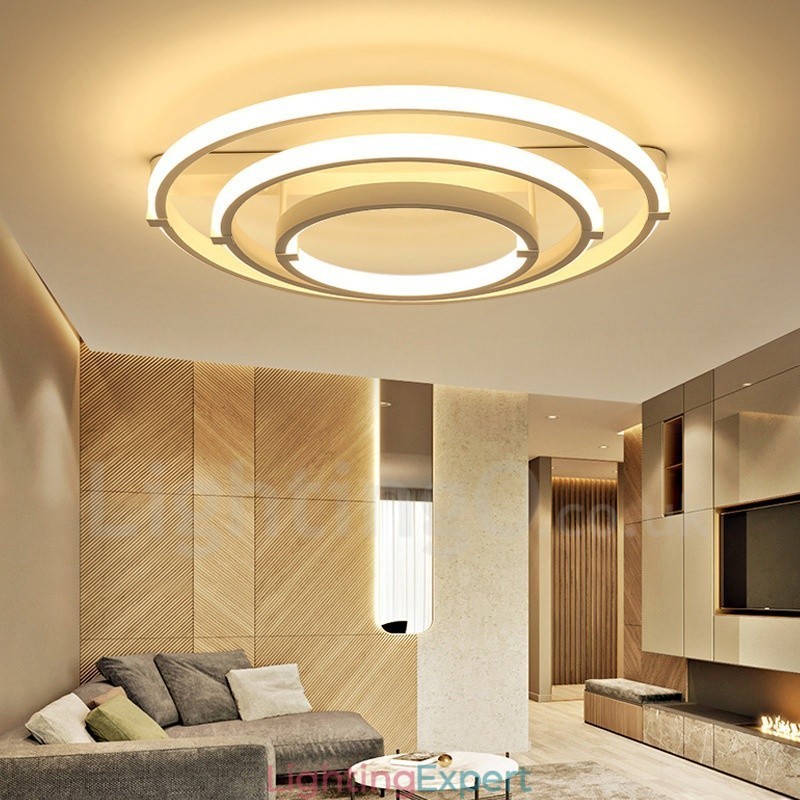 3 Rings Modern Contemporary Chandelier