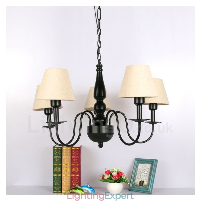 Mediterranean Style Integrated Metal Chandelier