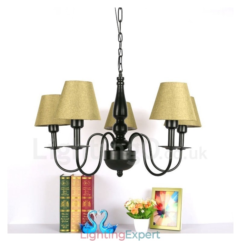 Mediterranean Style Integrated Metal Chandelier