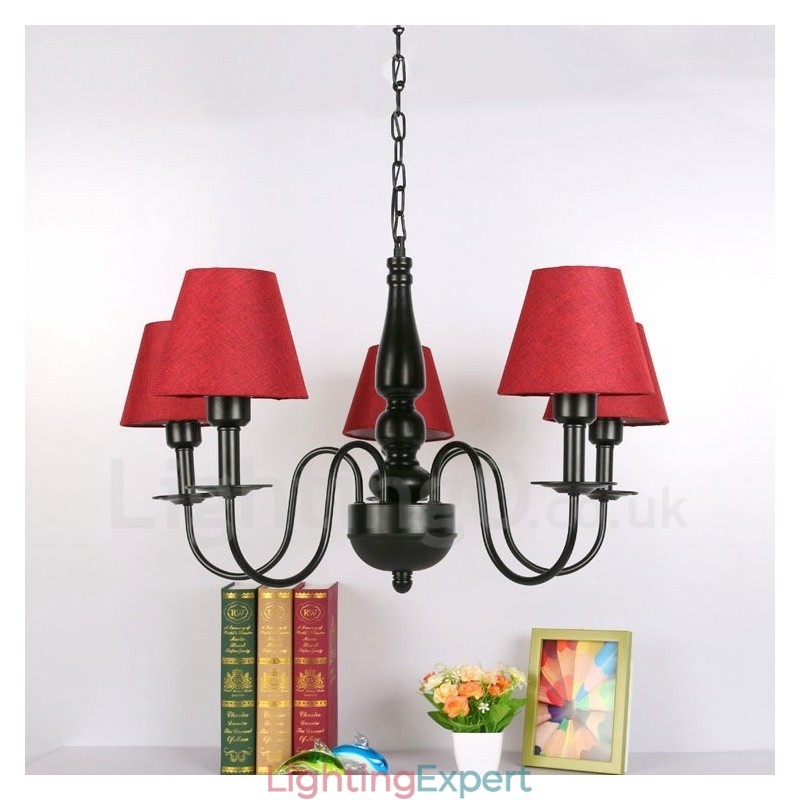 Mediterranean Style Integrated Metal Chandelier