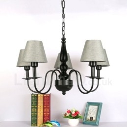 Mediterranean Style Integrated Metal Chandelier