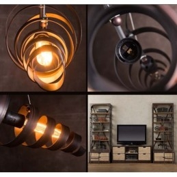 Retro Iron Lamp Modern Minimalist Industrial Style Chandelier