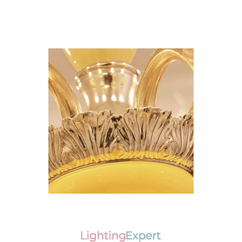 15 Light Traditional Classic Integrated Metal Chandelier