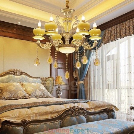 6 Light Traditional Classic Integrated Metal Chandelier 6 Light Traditional Classic Integrated Metal Chandelier