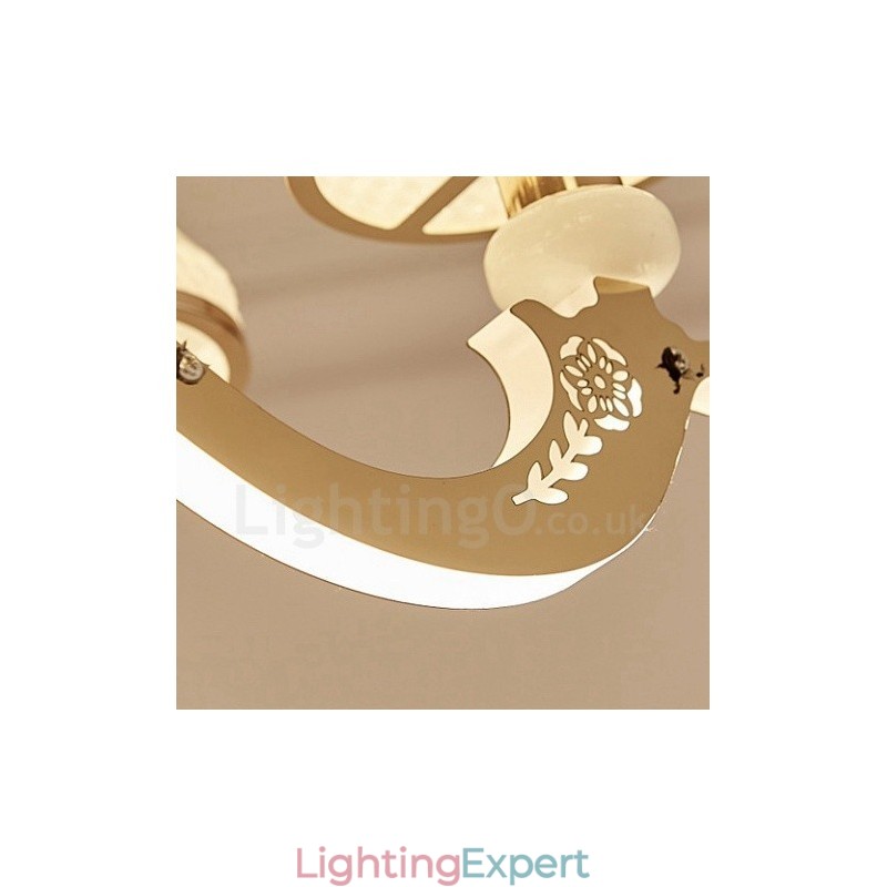 15 Light Traditional Classic Integrated Metal Chandelier