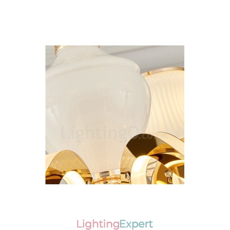 15 Light Traditional Classic Integrated Metal Chandelier